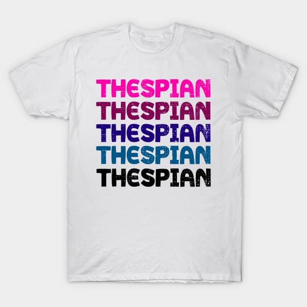 Thespian Retro Shirt. T-Shirt by KsuAnn